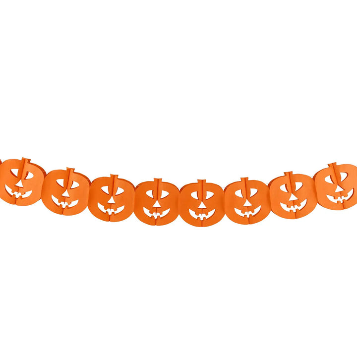 Jack O'Lantern Paper Garland Set