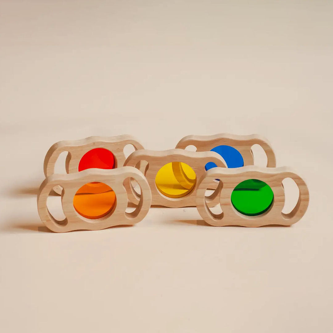 See Through Colored Blocks
