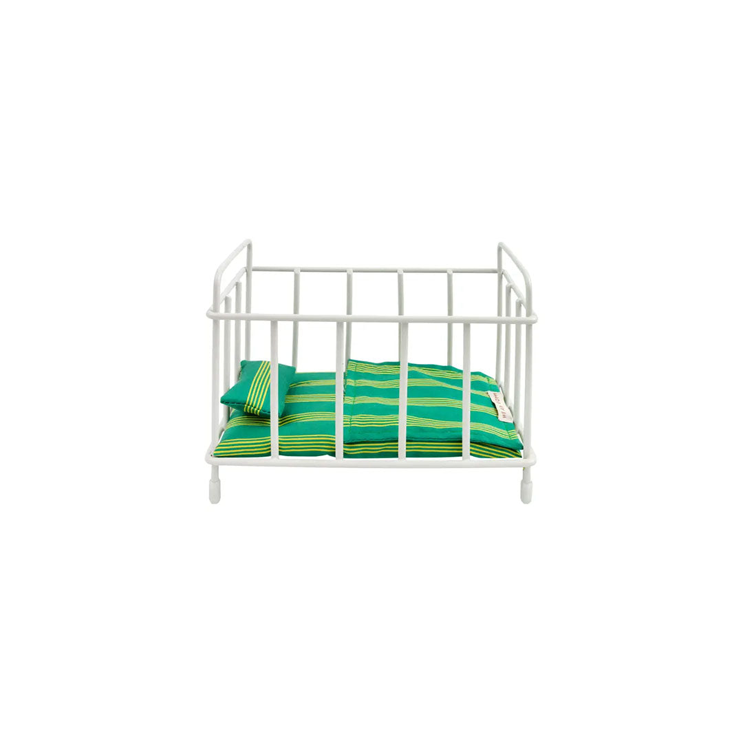 Gommu Pocket Striped Crib - Miniature Doll Crib
