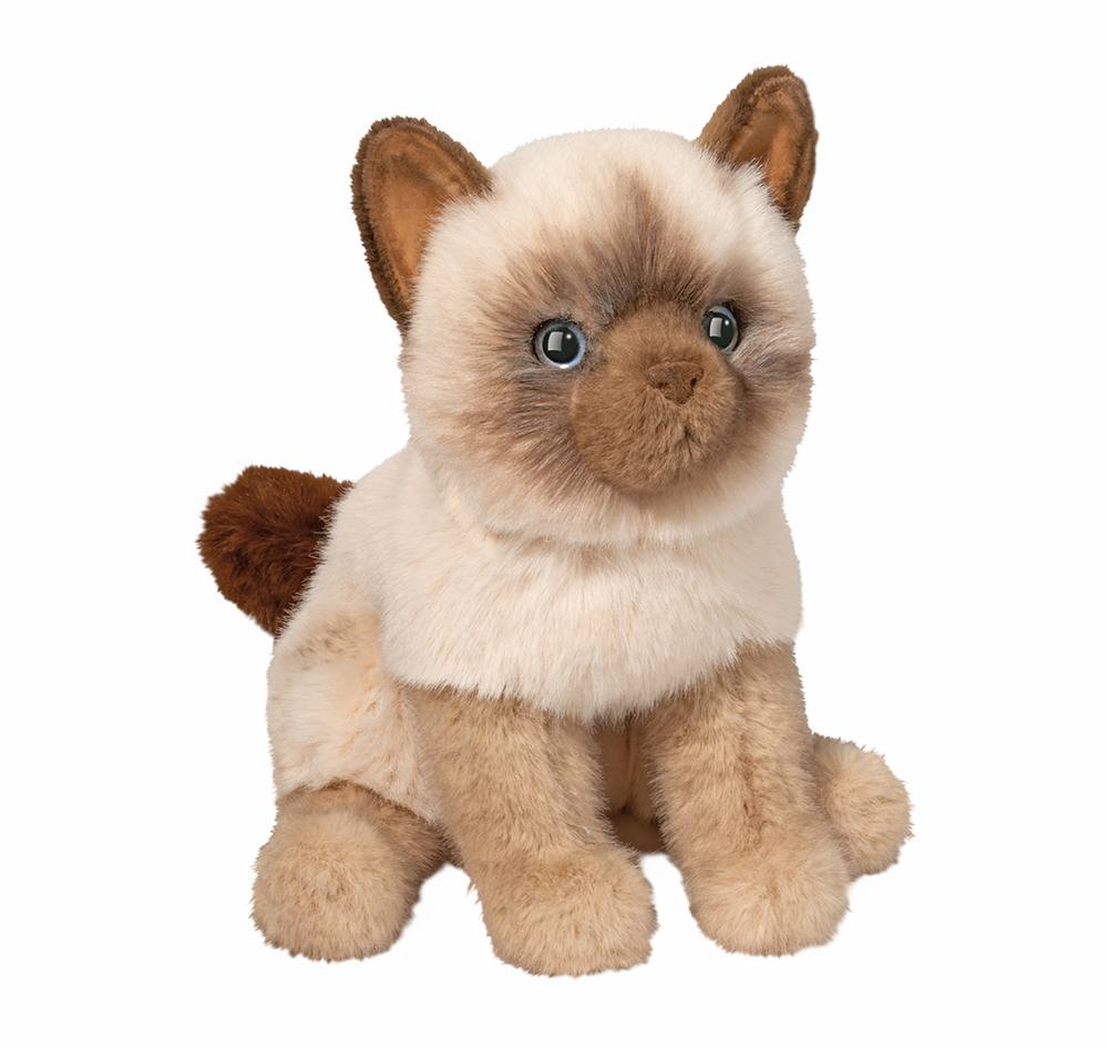 NEW Fu Siamese Cat Stuffed Animal