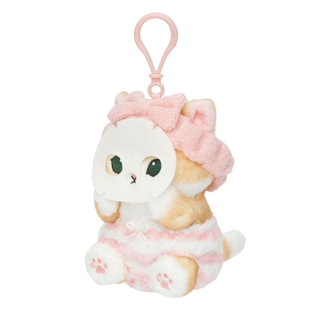 NEW Mofusand Spa Sheet Mask Nyan Plush Keychain