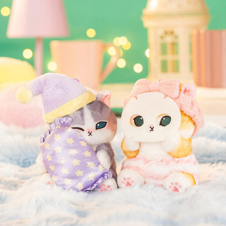 NEW Mofusand Spa Sheet Mask Nyan Plush Keychain