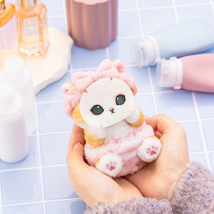 NEW Mofusand Spa Sheet Mask Nyan Plush Keychain