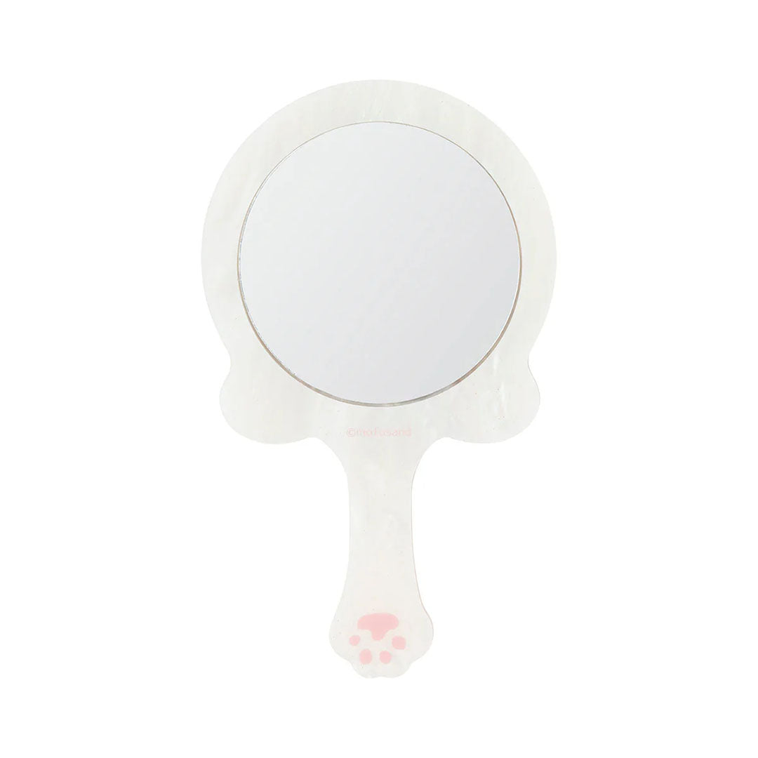 Mofusand Merci Strawberry Mini Hand Mirror - Light Pink