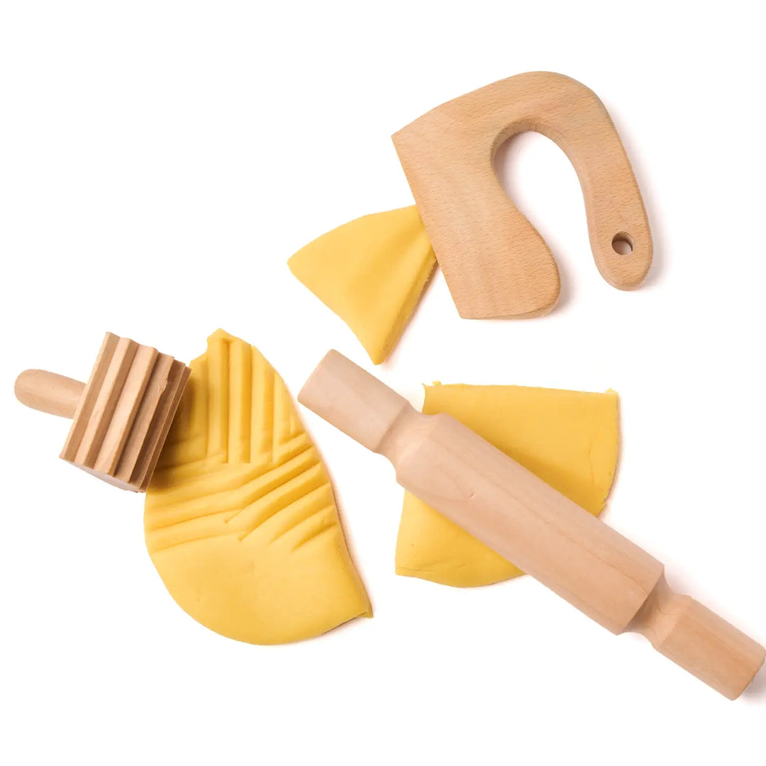 NEW Eco-Dough - Wooden Dough Tools