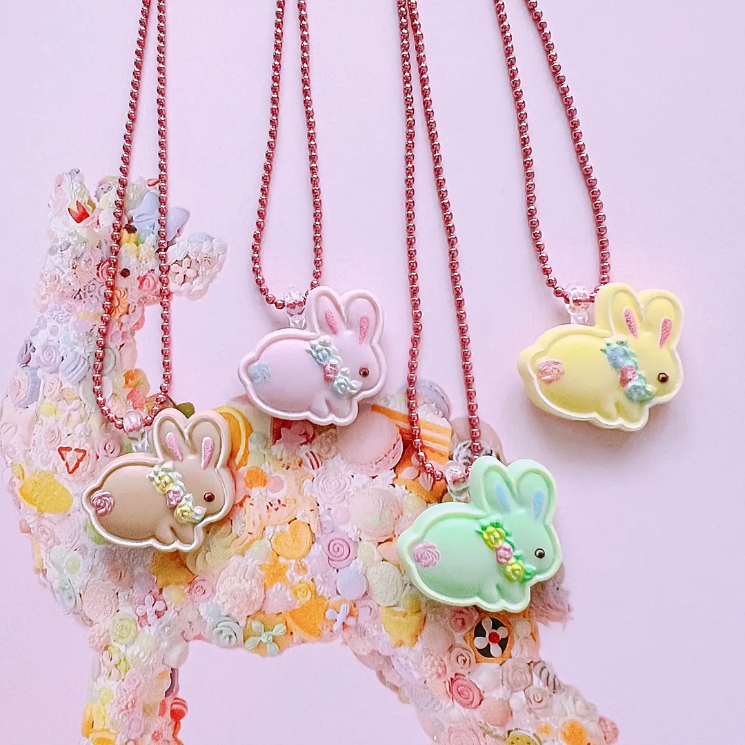 NEW Pop Cutie Gacha Bunny Cookie Necklace