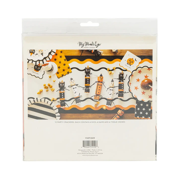 Vintage Halloween Characters Party Crackers