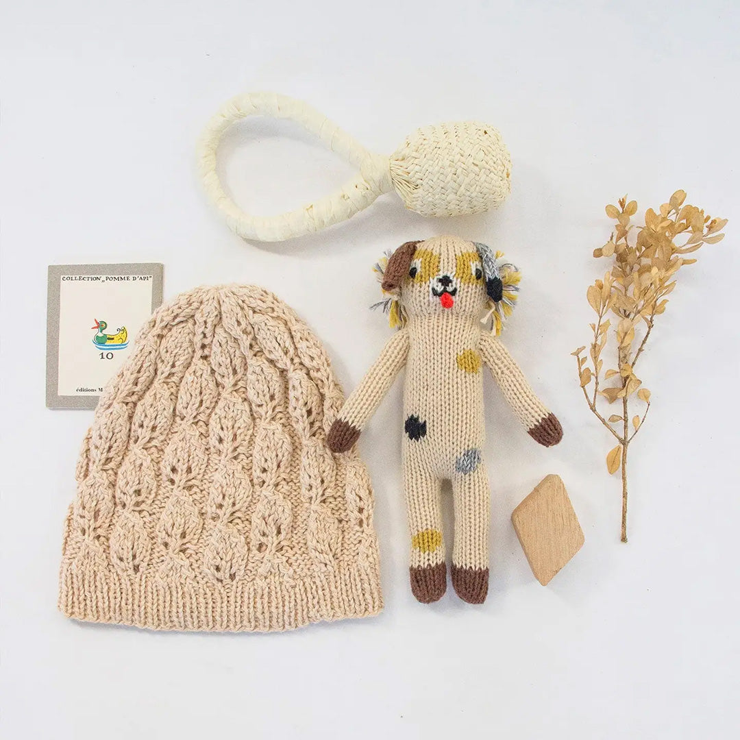 Ozzie the Dog Rattle Doll