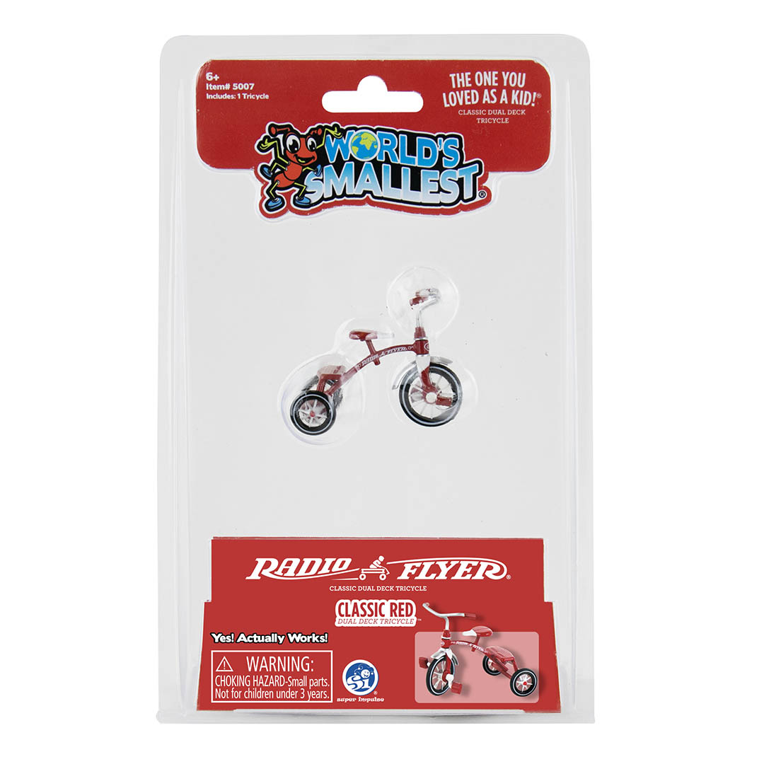 The World's Smallest Radio Flyer Tricycle
