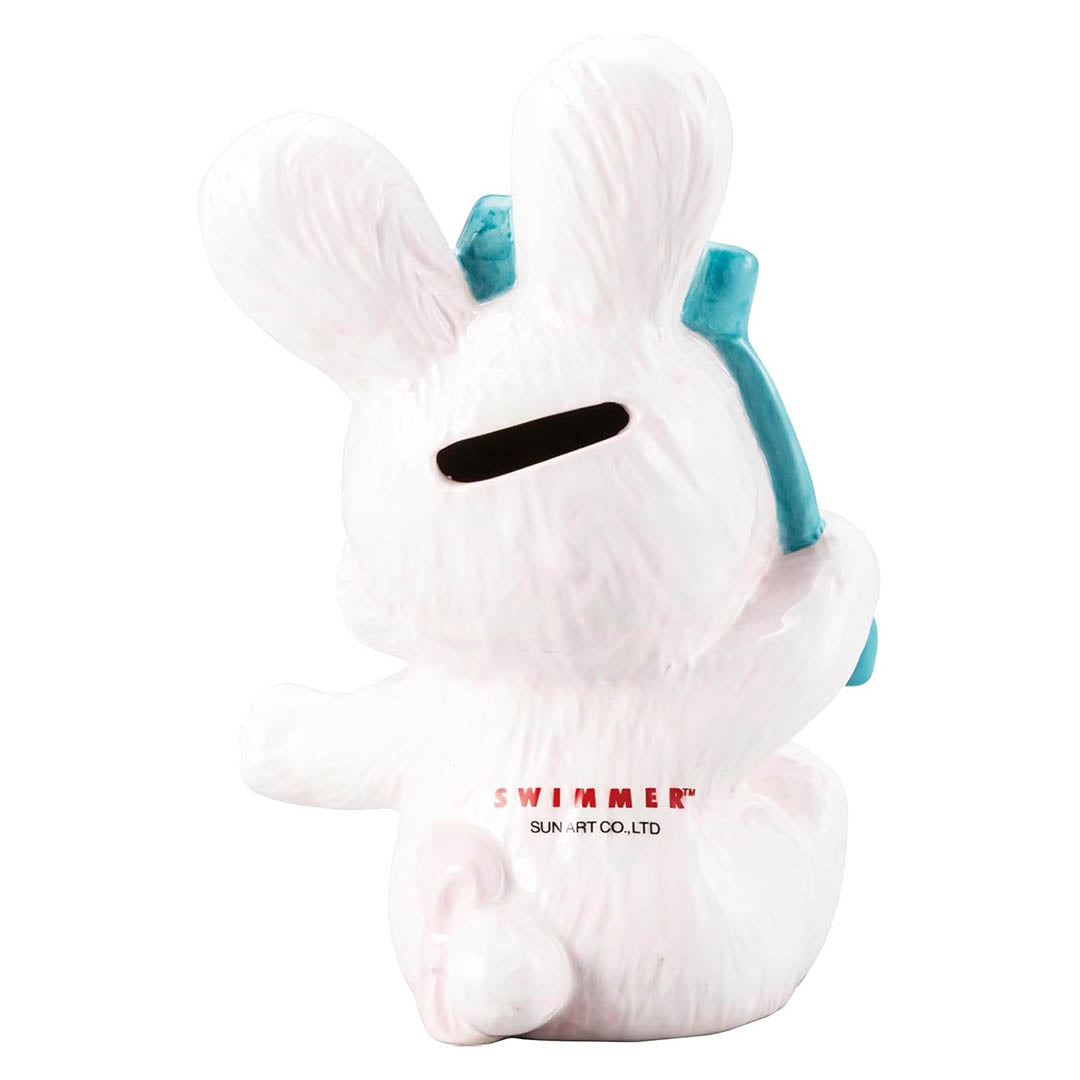 NEW Swimmer Piggy Bank - Rabbit