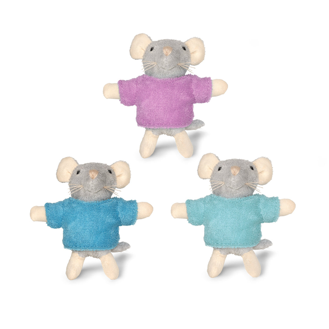 NEW Little Mouse Mansion Plush Doll- Triplets