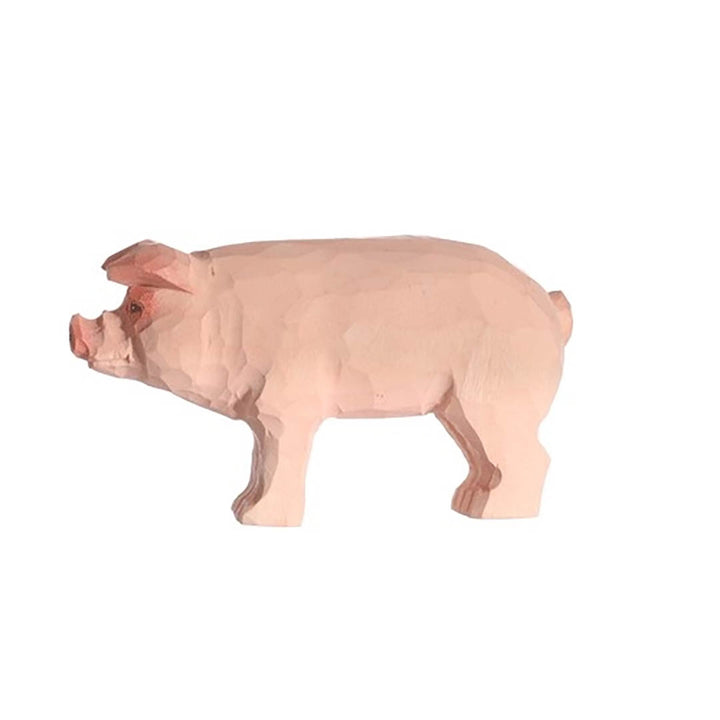 NEW Wooden Pig Animal Toy