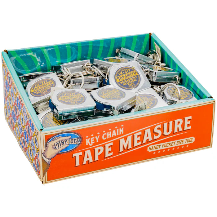 Tape Measure Key Chain Toy - Retro Design