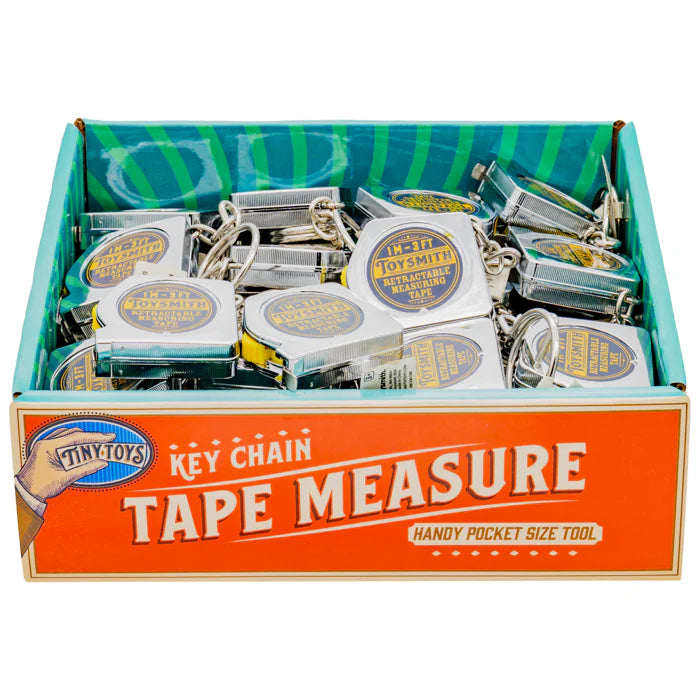 Tape Measure Key Chain Toy - Retro Design