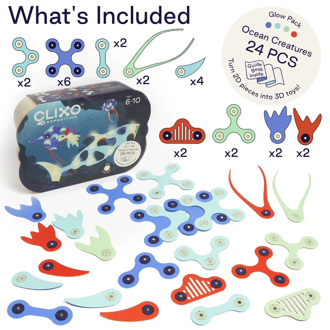 Clixo - Ocean Creatures Pack