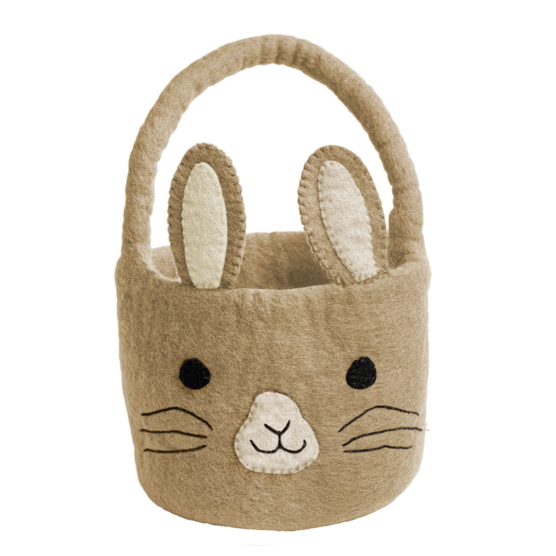 NEW Felt Easter Basket Bunny
