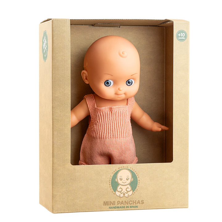 Mini Pancha Doll - Coral Romper