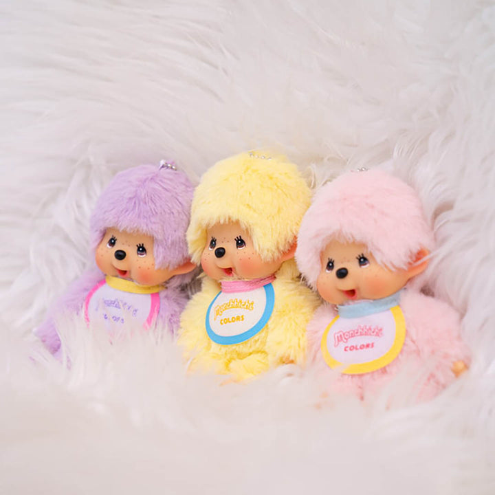 Limited Edition Sekiguchi Monchhichi Colors Series Keychain - Light Pink
