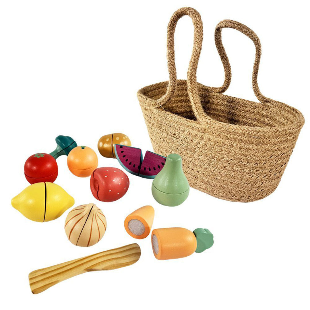Wooden Fruits & Vegetables To Cut