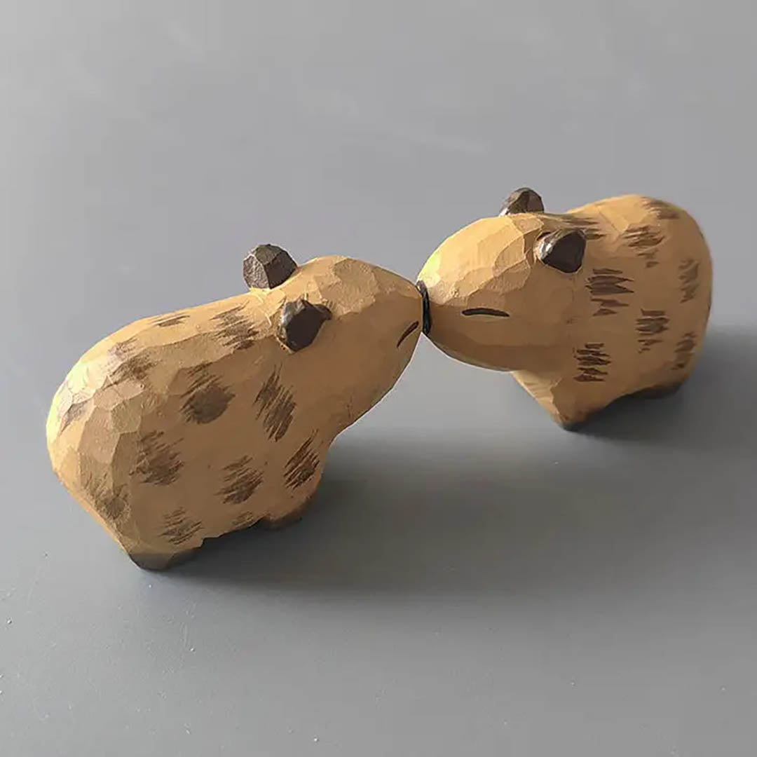 Handmade Wooden Animal- Capybara