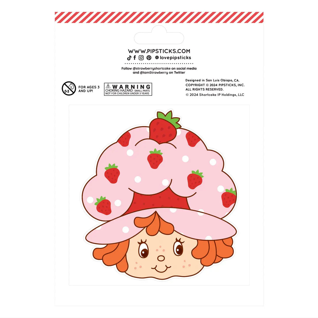 Strawberry Shortcake Custard Scratch n Sniff Stickers - 2pc Set