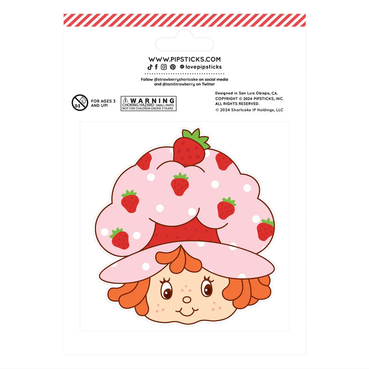 Strawberry Shortcake Custard Scratch n Sniff Stickers - 2pc Set