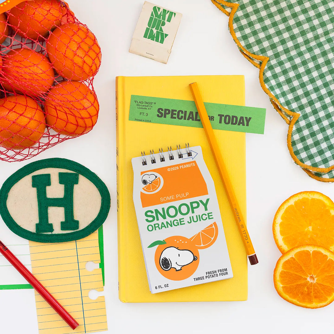 Peanuts® - Snoopy Orange Juice Mini Notebook