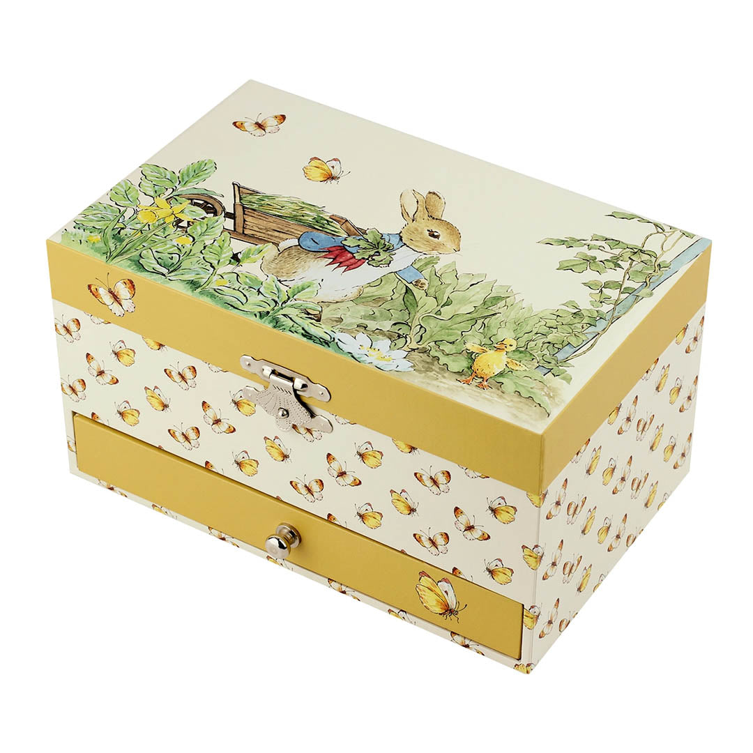NEW Peter Rabbit Musical Jewelry Box