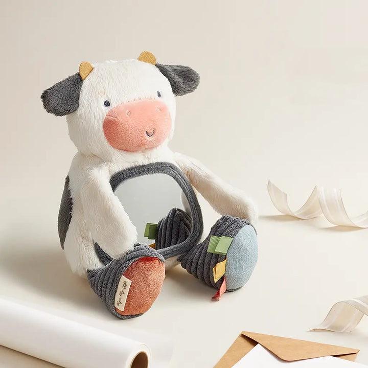NEW Carmen the Cow Sensory Baby Mirror Stroller Toy