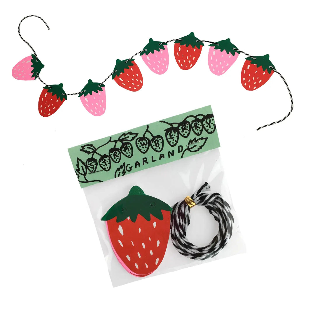 NEW Handmade Strawberry Mini Garland