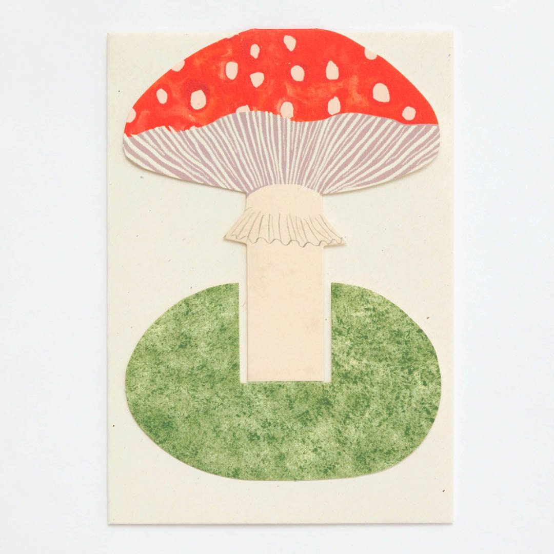NEW Greeting Card - Toadstool Stand-Up Card