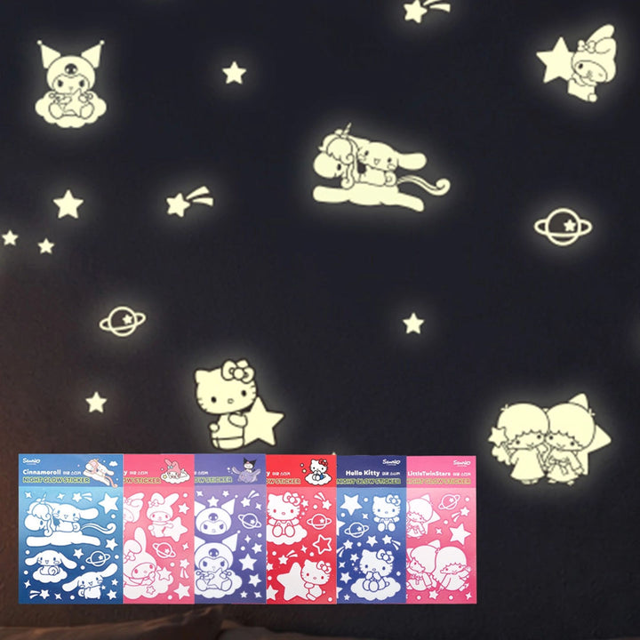 Sanrio Night Glow Sticker Set - Available in Many Styles!