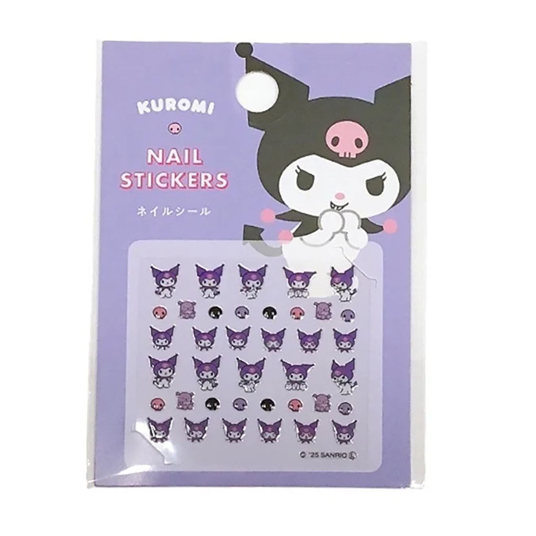 Sanrio Characters Nail Stickers - Kuromi