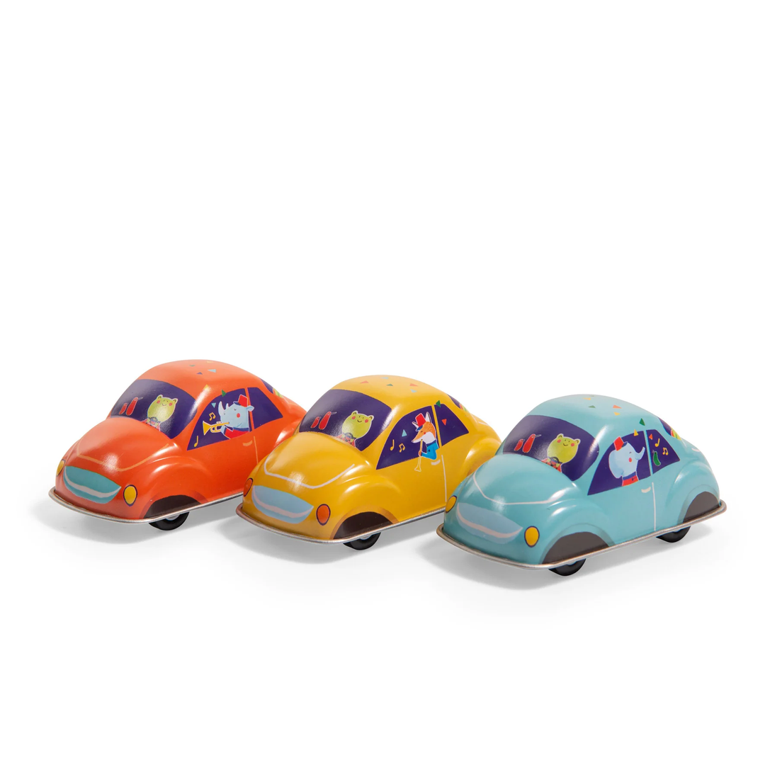 NEW Retro Tin Friction Car- Assorted Colors