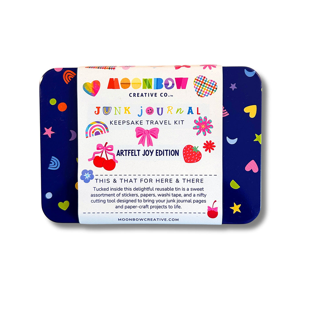 Junk Journal Keepsake Travel Tin Artfelt Joy Edition