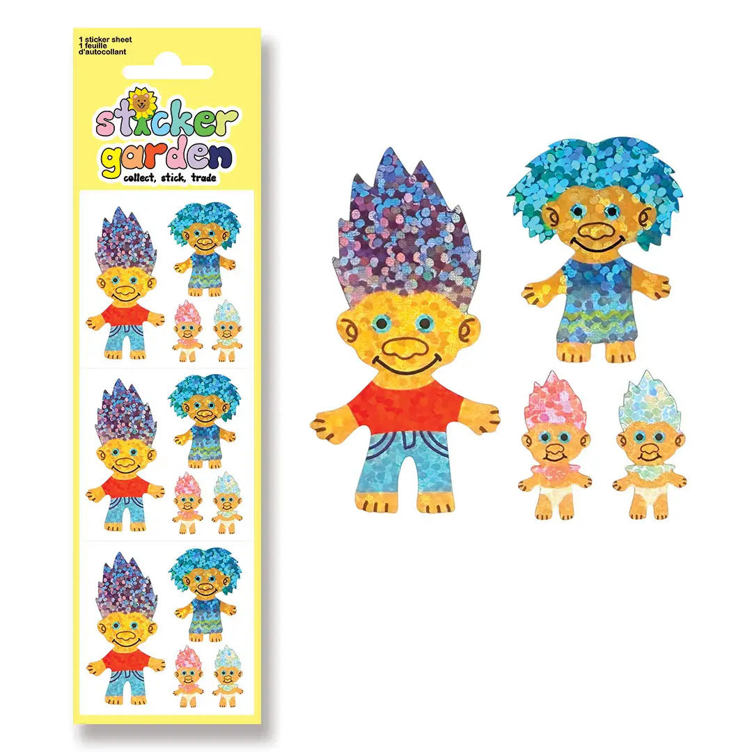 Sparkle Troll Stickers