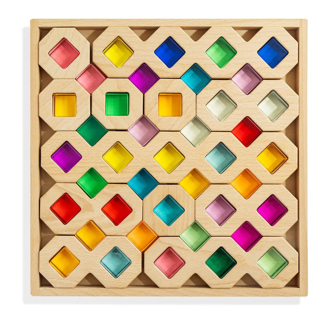 NEW Wooden Austin Puzzle Blocks