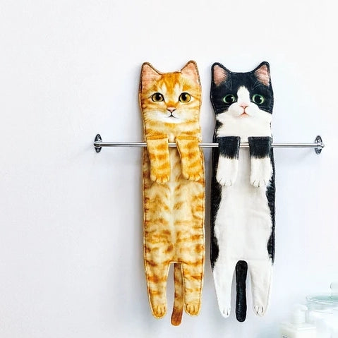 NEW Cotton Cat Hand Towels- Available in Different Styles!