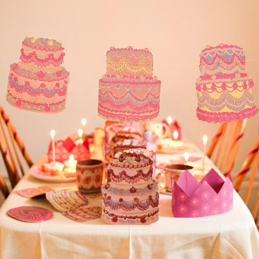 Celebration Cakes Sewn Garland
