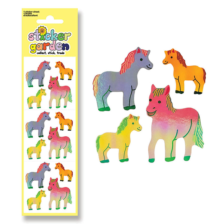 Colorful Ponies Stickers
