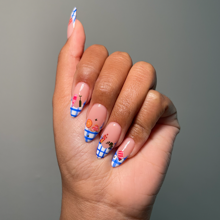 Nail Art Stickers - Picnic (Paris)