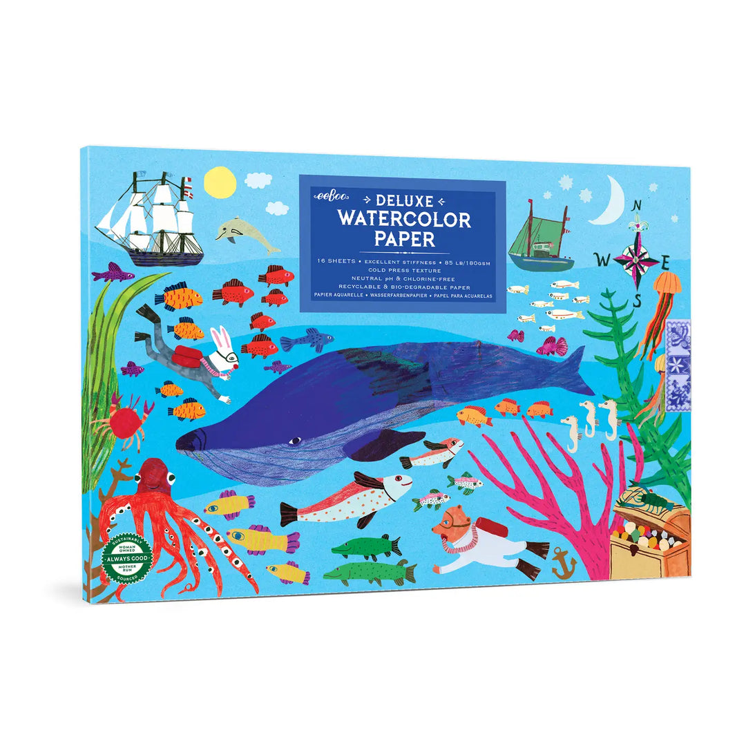 Watercolor Paper Pad- In the Sea