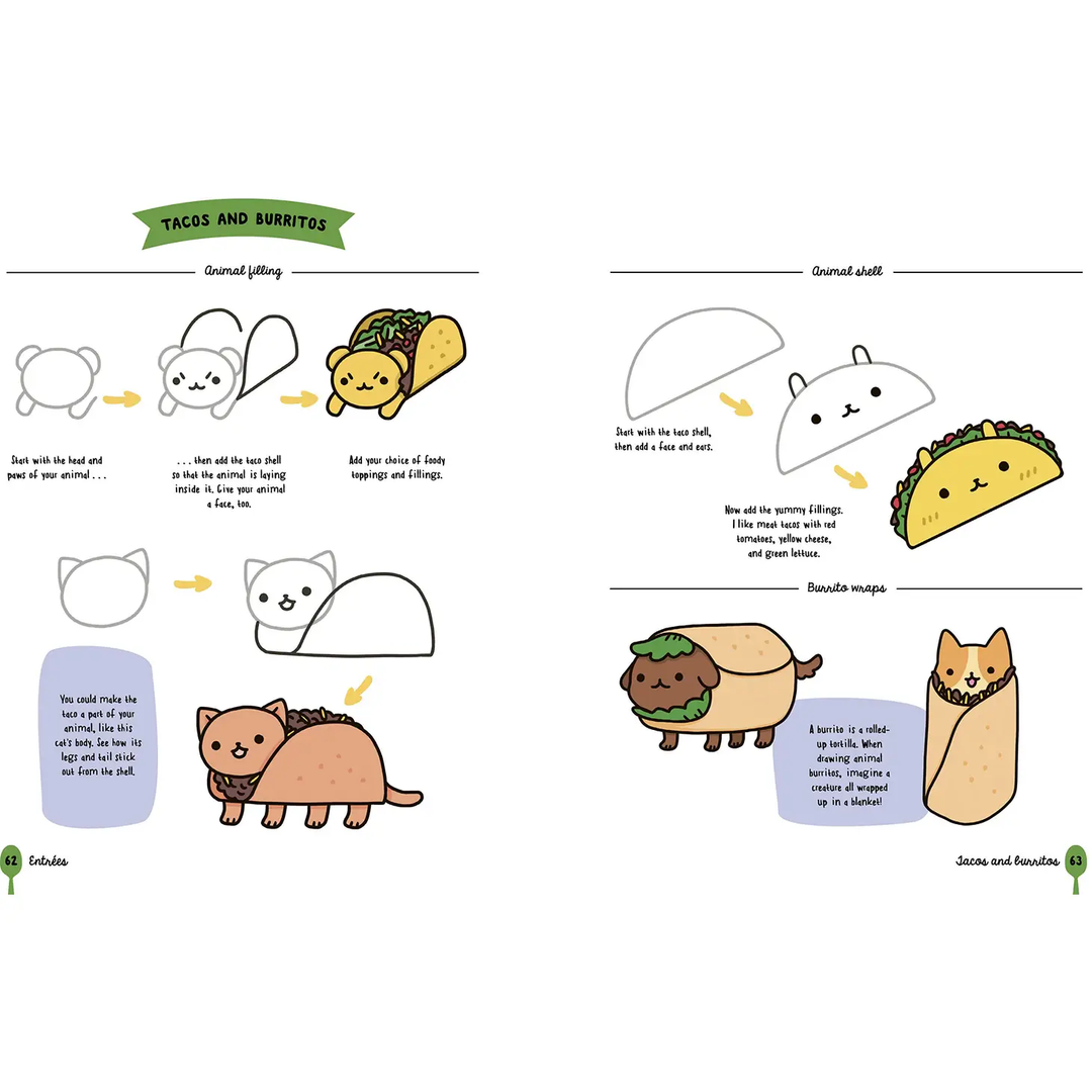 NEW How To Draw Cute Food Book