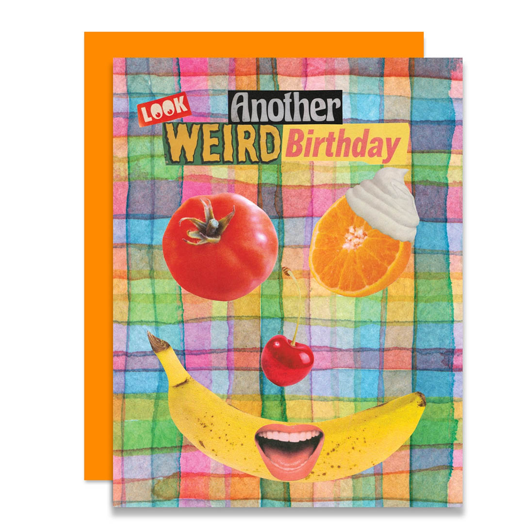 Weird Birthday - Surreal Collage Card
