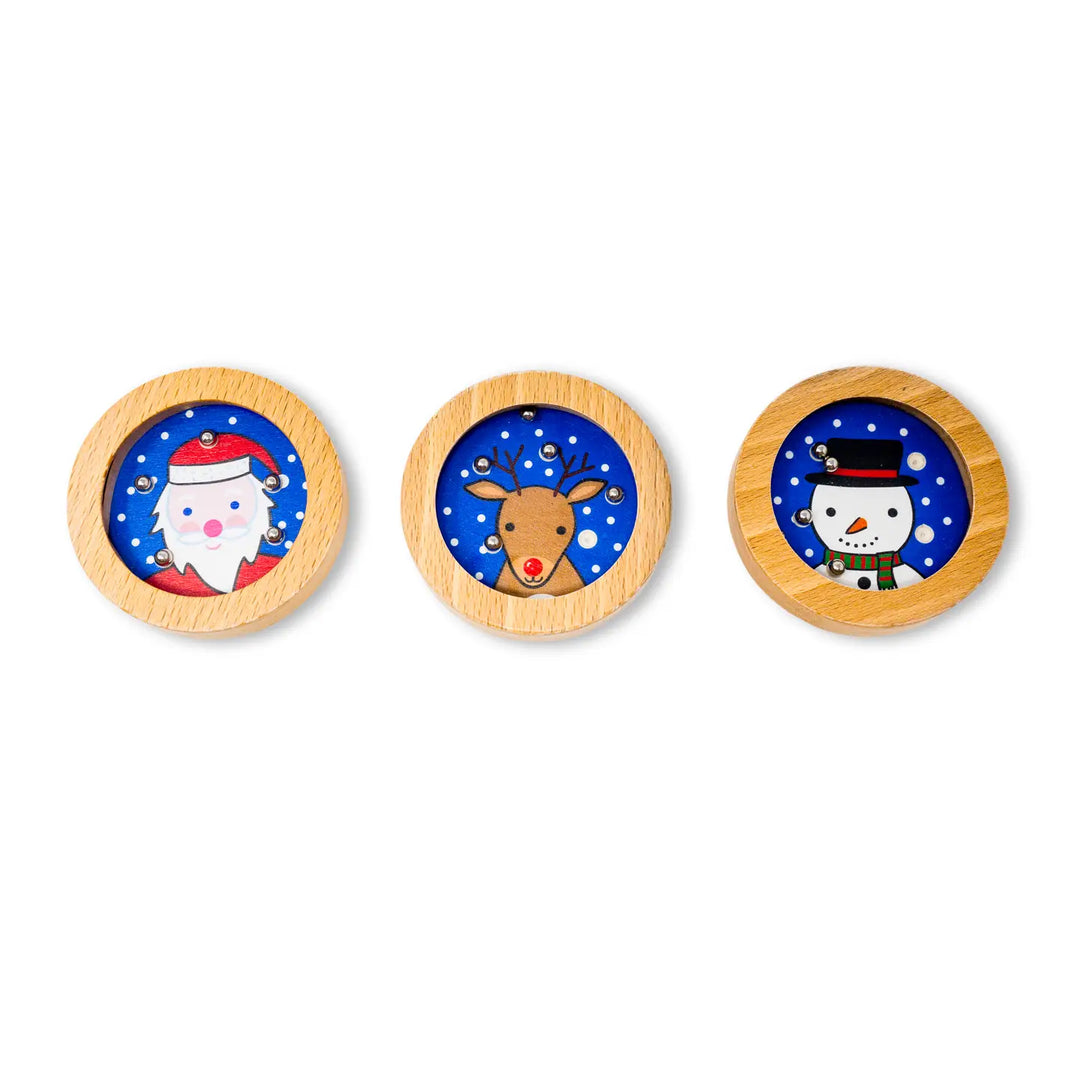 NEW Stocking Stuffers: Wooden Christmas Puzzle Game