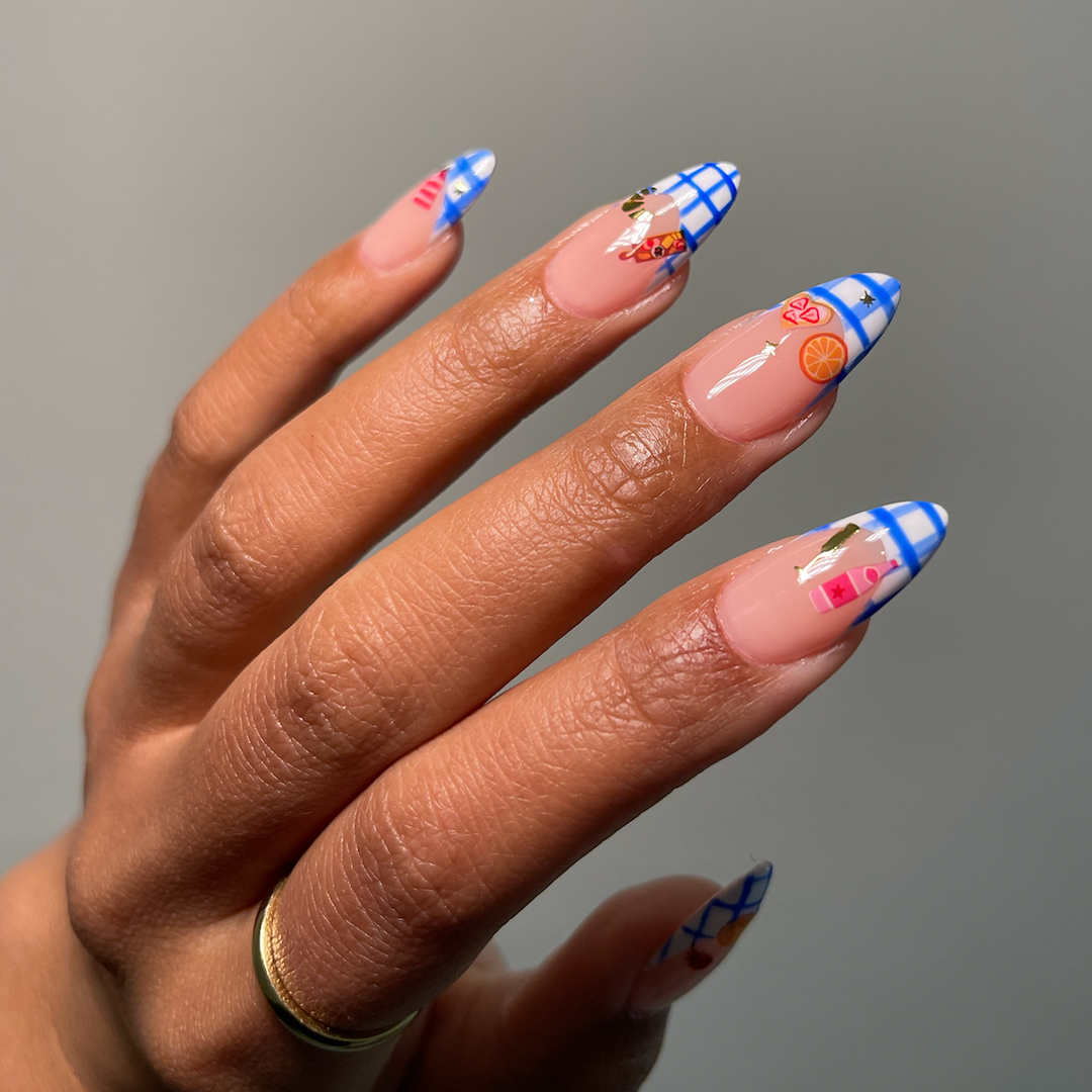 Nail Art Stickers - Picnic (Paris)