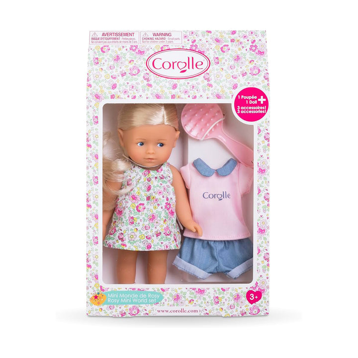 NEW French Doll 8" Corolline Rosy Gift Set