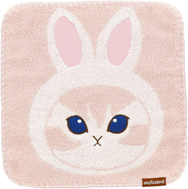 Mofusand Jacquard Hand Towel - Usanyan Pink