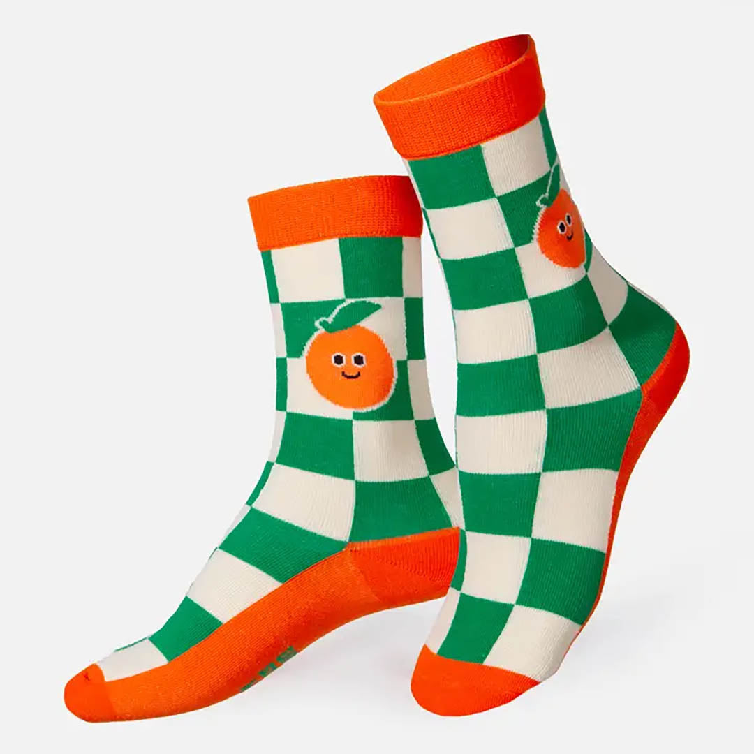 Kid's 3D Socks- Orange Juice