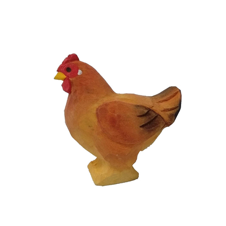 NEW Wooden Chicken Animal Toy